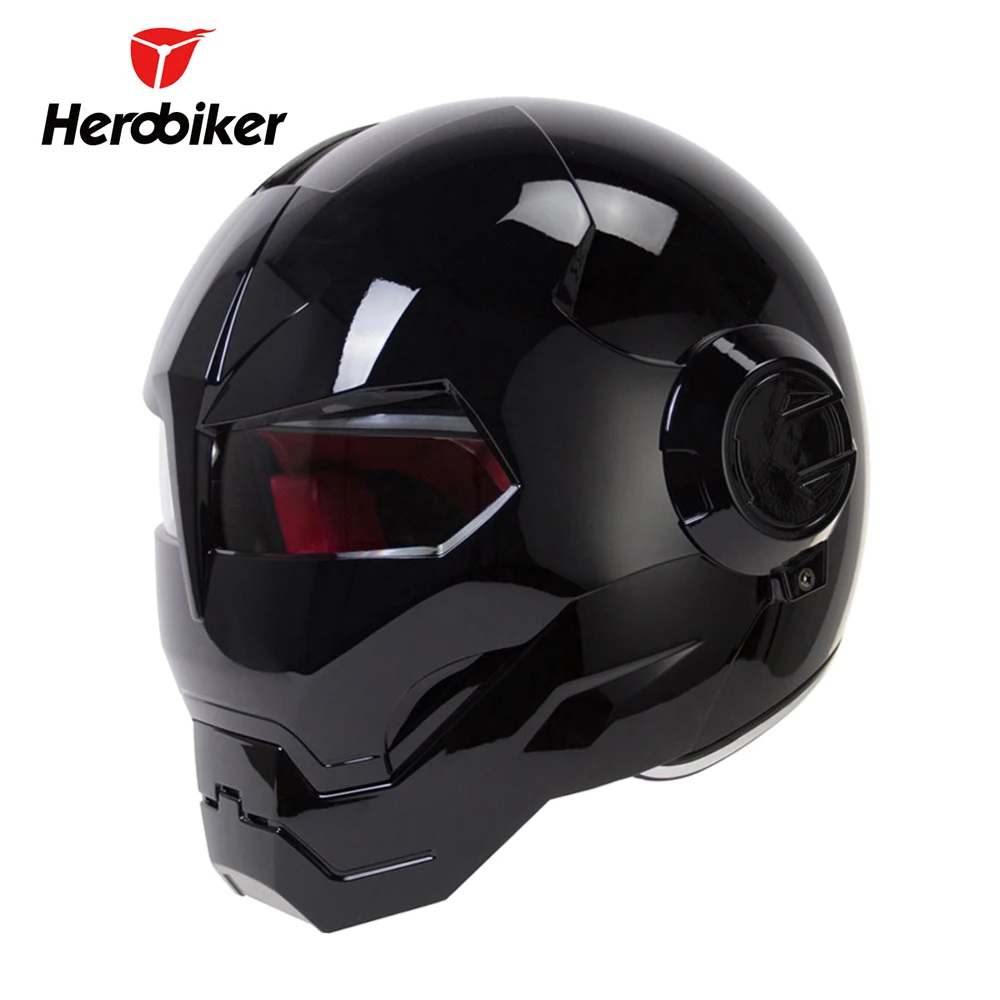 HEROBIKER Motorcycle Helmet Vintage Retro Cruiser Chopper Cafe Racer