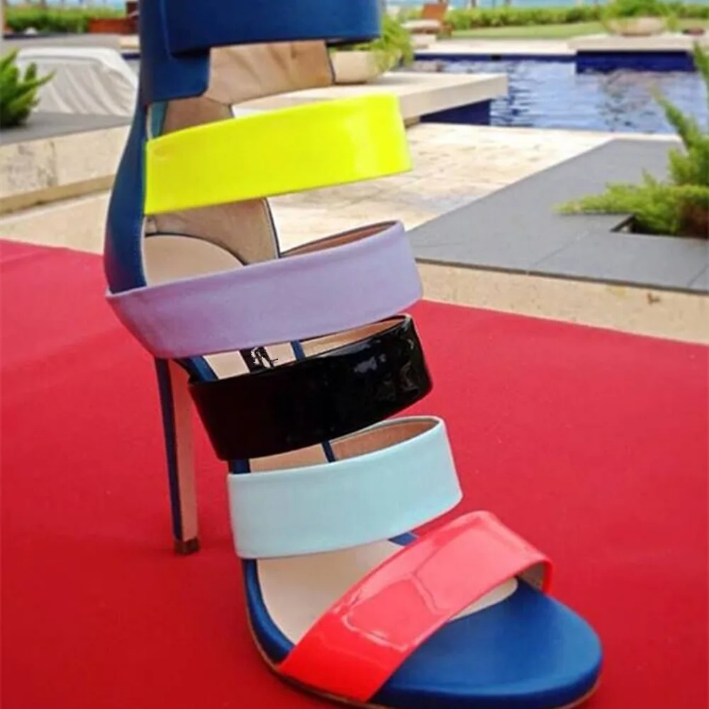 Taille Minces Peep 15 L'intention Multicolors Chaussures Belle Femmes Femme De Nous Populaire Sandales Mode Initiale Plus Talons Toe Xd85 4 Bzzqawf4Y