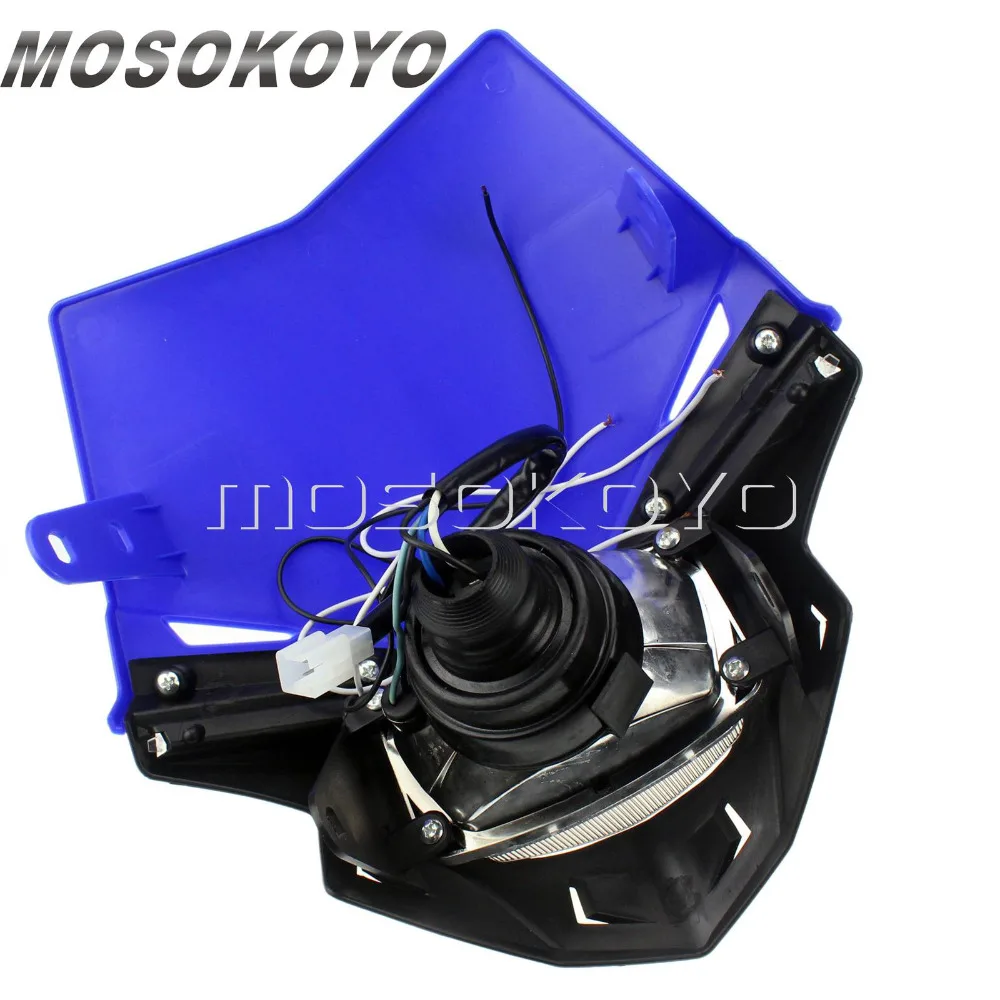 Фара для мотокросса Dirt Bike Enduro налобный фонарь Yamaha YZ250 WR450 YZ125 YZ80 85 LED версия