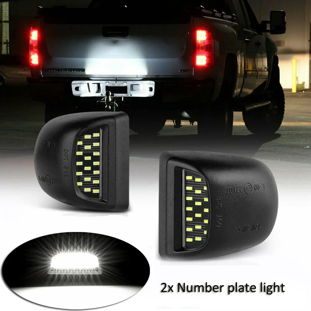 

2X kongyide car light assembly running lights Auto License Plate Light light bulbs for auto LED for car Driving 1999-2013 Jun3