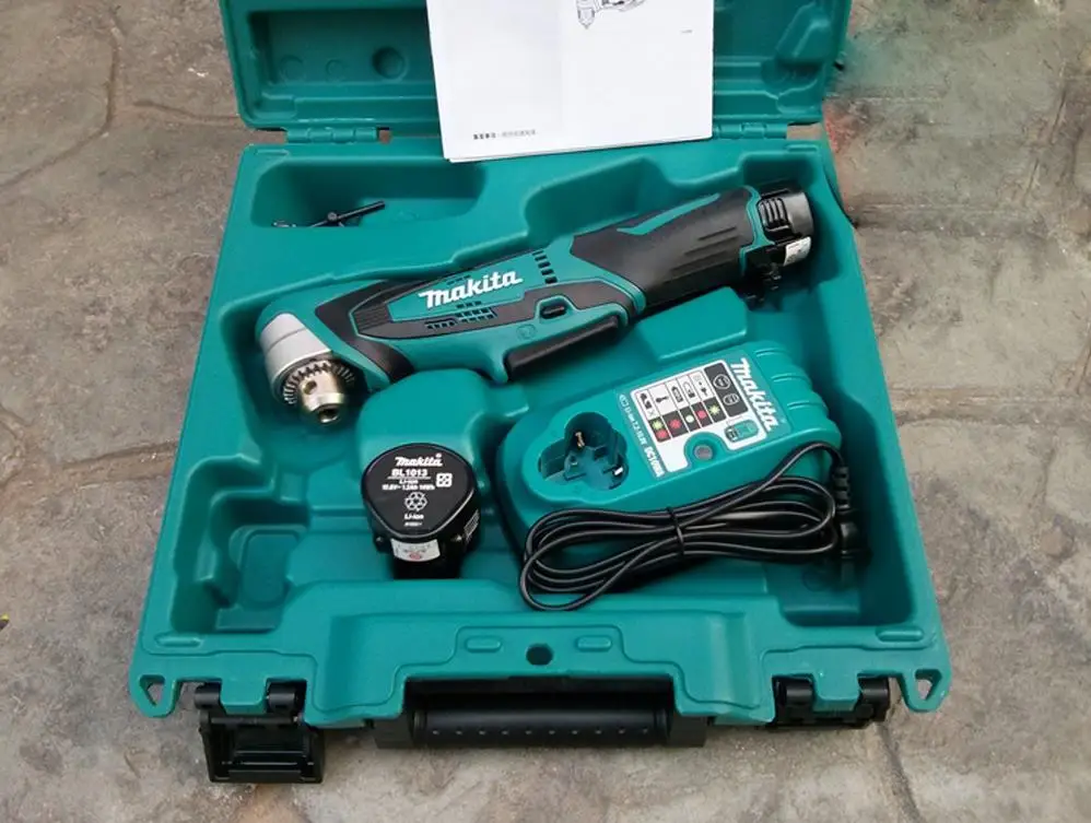 Makita 10,8 V аккумуляторная литиевая батарея узкое пространство Выделенные локти отвертка 800 об/мин DA330DWE