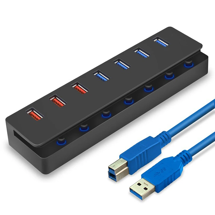 3 Смарт-порта для зарядки usb-хаб 3,0, мульти usb-разветвитель, 4 порта, концентратор USB 3,0, зарядное устройство для Macbook Pro, планшета, ПК, компьютера, аксессуары