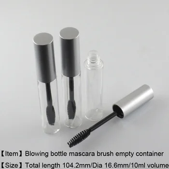 

225pcs/lot free Shipping 10ml mascara container bottle ,empty cosmetic package mascara tube