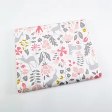 Хлопчатобумажная ткань саржевого переплетения, набивной ситец Лоскутная Ткань для DIY лоскутного шитья Fat четверти Материал для Домашний текстиль 50X40 см