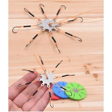 Leo 8 коготь Краб крюк головка рыболовный крючок кальмары крюк hutang рыболовные принадлежности