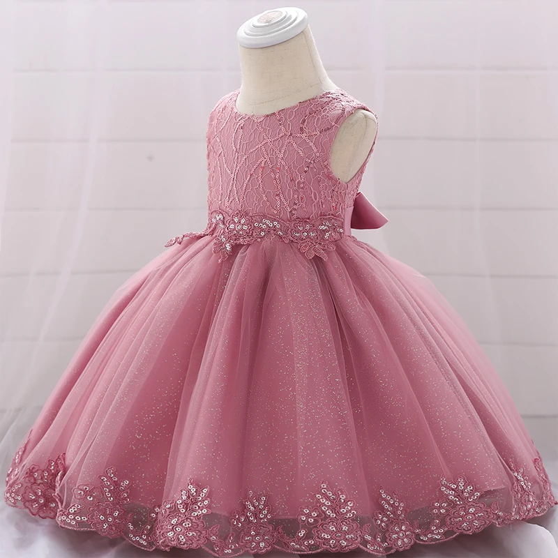 Летняя одежда vestido infantil, платье на крестины для маленьких девочек, кружевные платья принцессы на день рождения, вечерние и свадебные платья