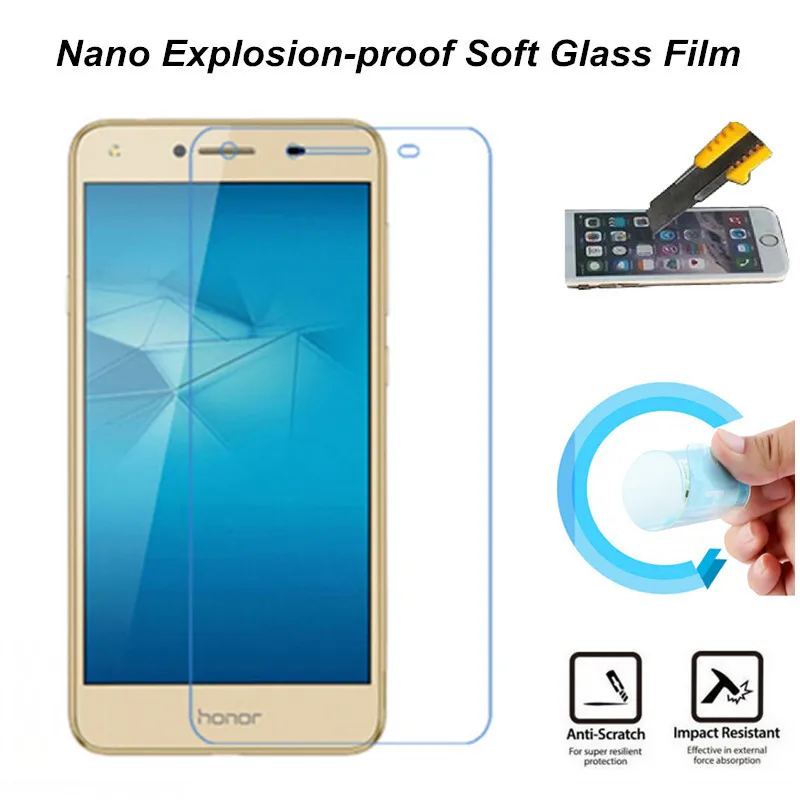 Ultra Clear Nano Explosion-proof Soft Glass Screen Protector Film for Huawei Play 5+ 5 Plus | Мобильные телефоны и