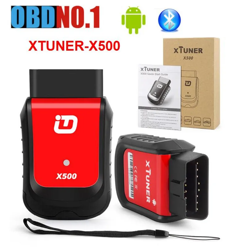 Новинка 2017 года xtuner-X500 X500 Android Системы Поддержка OBDII Диагностика + сброса масла + DPF + Батарея + ABS + EPB + Система контроля давления в шинах + IMMO +