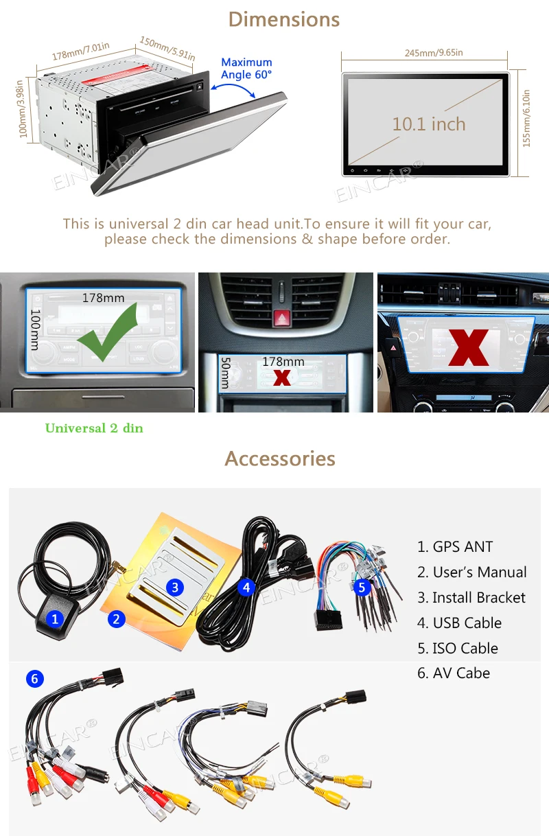 Excellent Support Split Screen Mutlitasking Support GPS Sar Navi Bluetooth Autoradio WIFI OBD 3G 4G USB Eincar Bluetooth Stereo Receiver 15