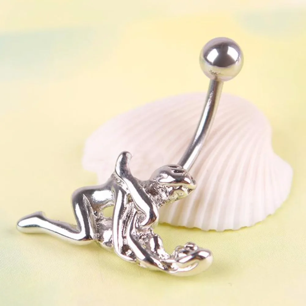 1PCS New Hot Belly Button Ring Dangle Navel Body Jewelry Piercings for salein Body Jewelry from