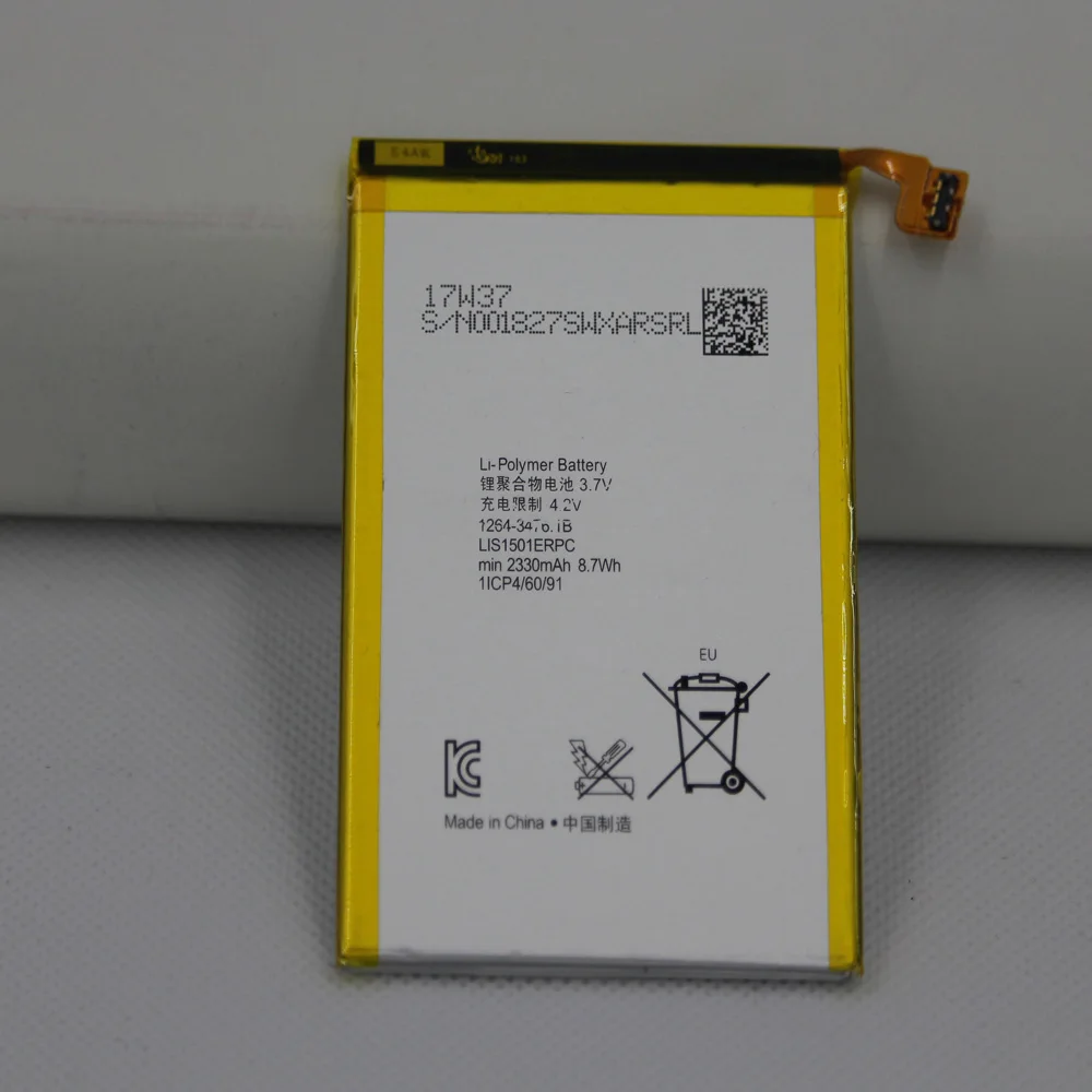 ISUNOO 10 шт./лот 2330 мАч LIS1501ERPC Аккумулятор для телефона Sony L35h Xperia ZL ZQ C650X Сменные