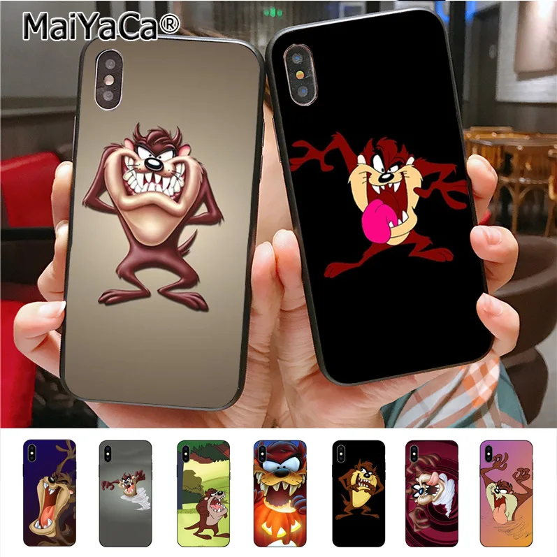 MaiYaCa Looney ttes Tasmanian Devil Taz чехол для телефона для iphone 11 Pro X 8 7 6 6S Plus 5 5S SE cass