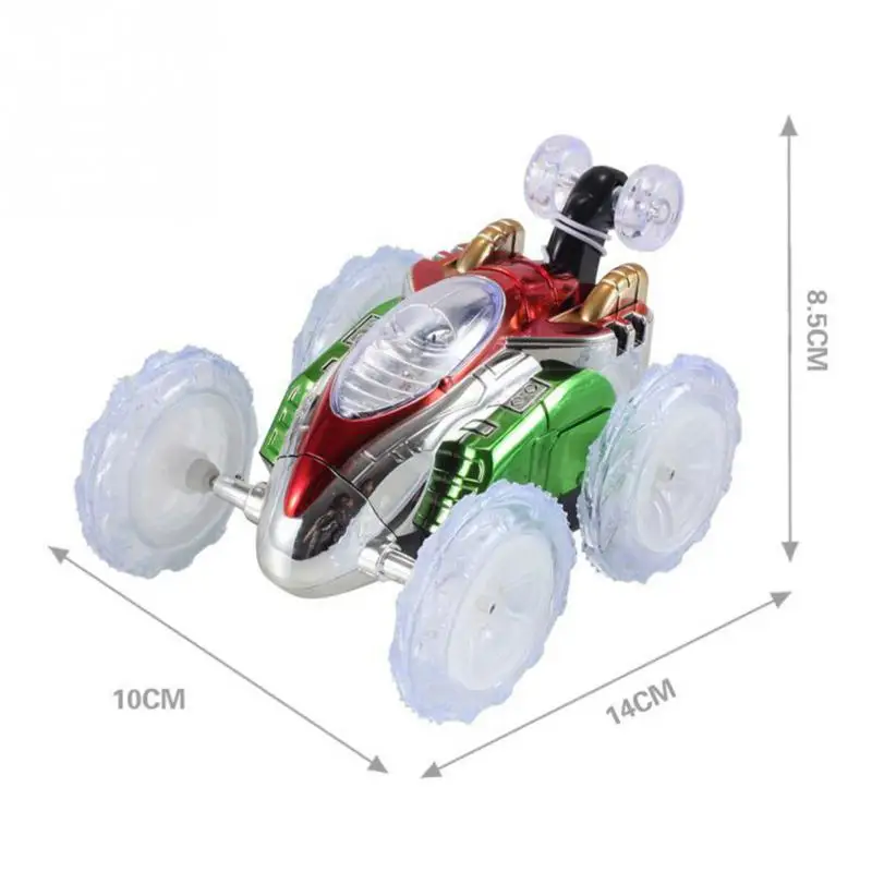 360 Вращающийся электрический управляемый led RC трюк танцевальный автомобиль мигающий светильник Dasher автомобиль Детский пульт дистанционного управления игрушка