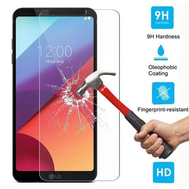 LG Q6 Plus Cover Tempered Glass 