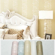 Modern Luxury Beige Blue Brown Textured Plaid Wallpaper For Walls 3 D Bedroom Living Room Sofa Home Decor Mural Wall Paper Rolls black and white damask wallpaper rolls velvet flocked textured victorian decor