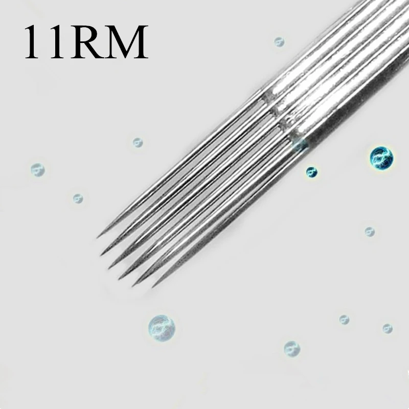 

Box Of 50pcs Disposable Sterilized 11RM Tattoo Needles (11 Curved Magnum) Wholesale Supply