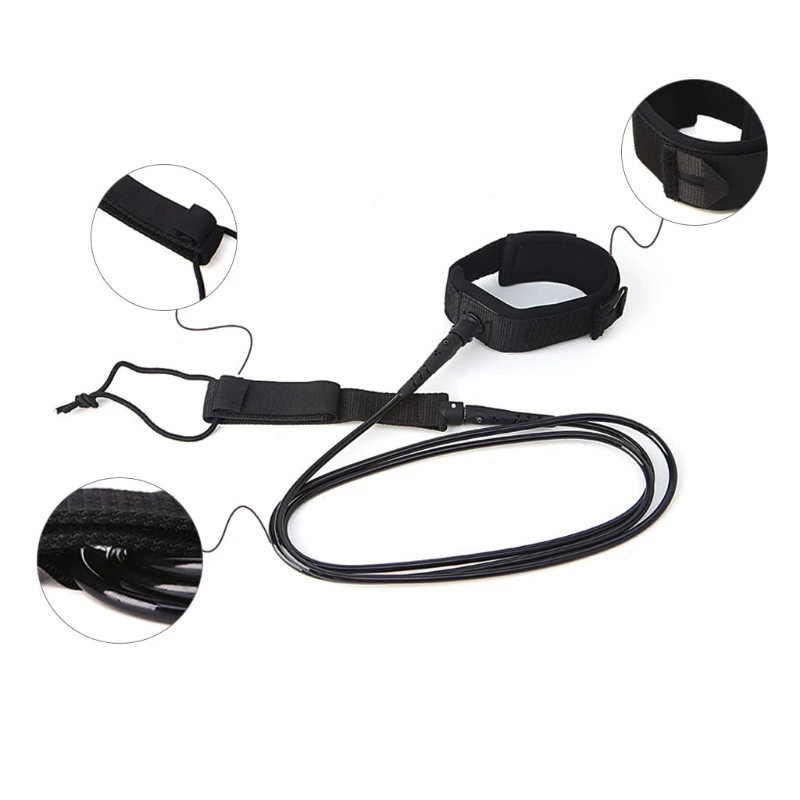 

TPU Surfing Surfboard Leash Super Strong Paddle Board Foot Cord String Leg Rope