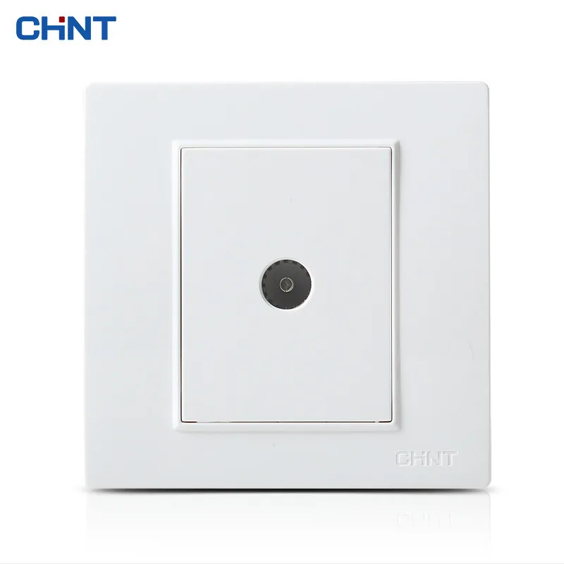 

CHNT NEW7L86 Type Three Color Wall Switch Socket Panel Security Steel Frame Terminal Television Socket