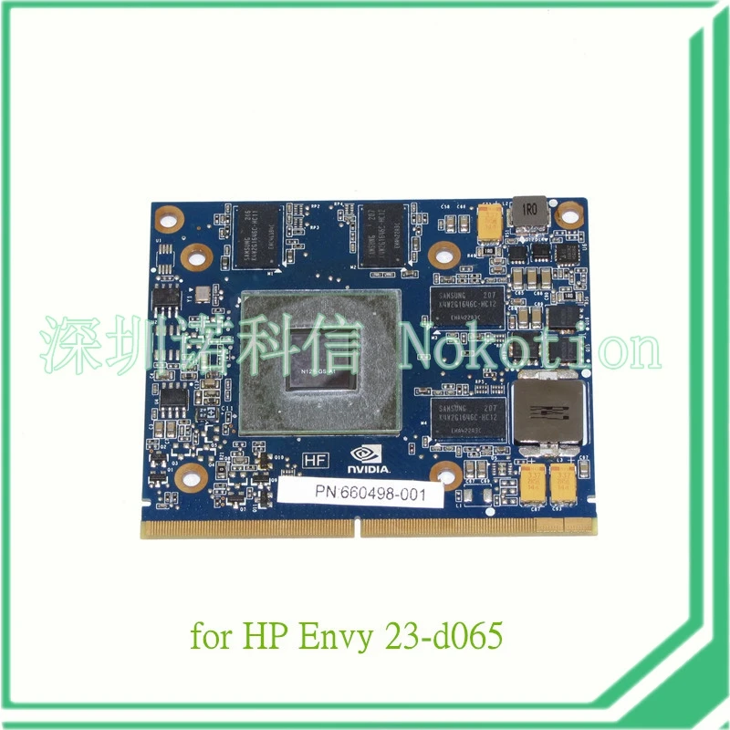 660498-001 N12P-GS-A1 Nvidia GT540M for HP 8440P 8540w 8760W 8560W ENVY 23-D065 laptop graphics card DDR3