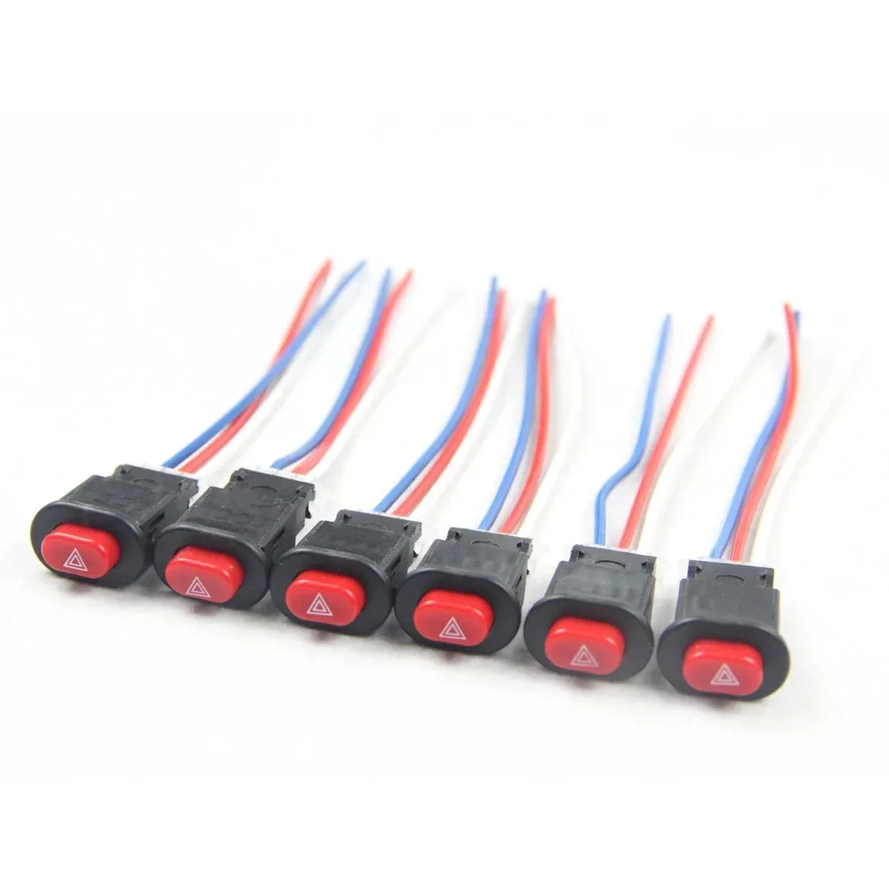 Motorcycle Tuning Parts Hazard Light Switch Button Double Flash Warning
