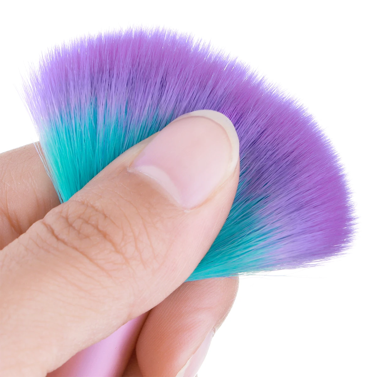 

1Pc Colorful Soft Nail Cleaning Brush Nail Art for UV Gel Nail Dust Cleaner Brush Manicure Pedicure Tool Accessories