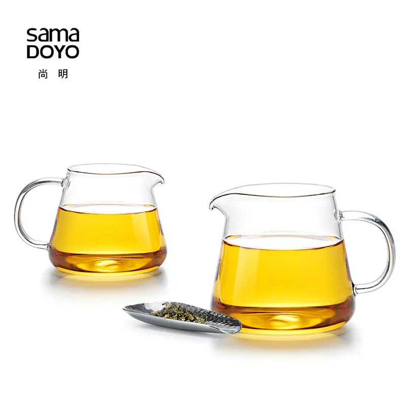 Samadoyo Thickened Fair Mug High Borosilicate Glass Handmade tea mug Kung Fu tea Ceremony cup Gong