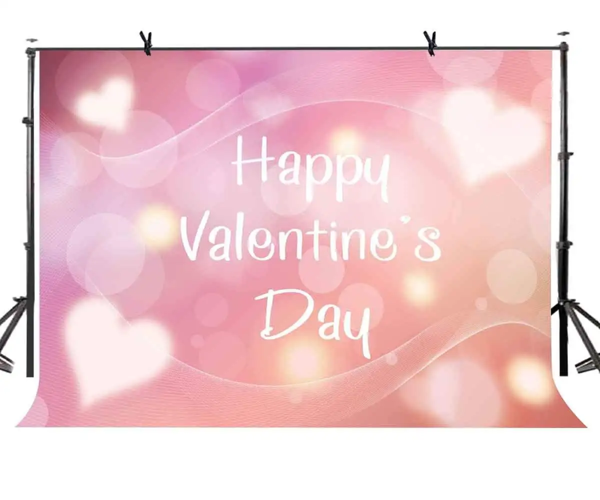 

150x220cm Valentine's Day Backdrop Warm Romantic Valentine's Day Photography Background and Valentine's Party Backdrop Props
