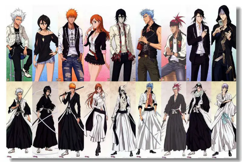 Bleach Silk parede Poster 48 x 32,36 x 24,18 x 12 polegada menina