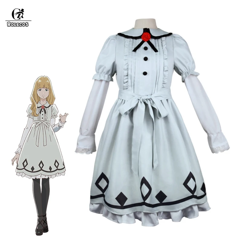 ROLECOS/костюм для косплея по аниме Carole & Tuesday платье Lolita женщин цельнокроеный костюм
