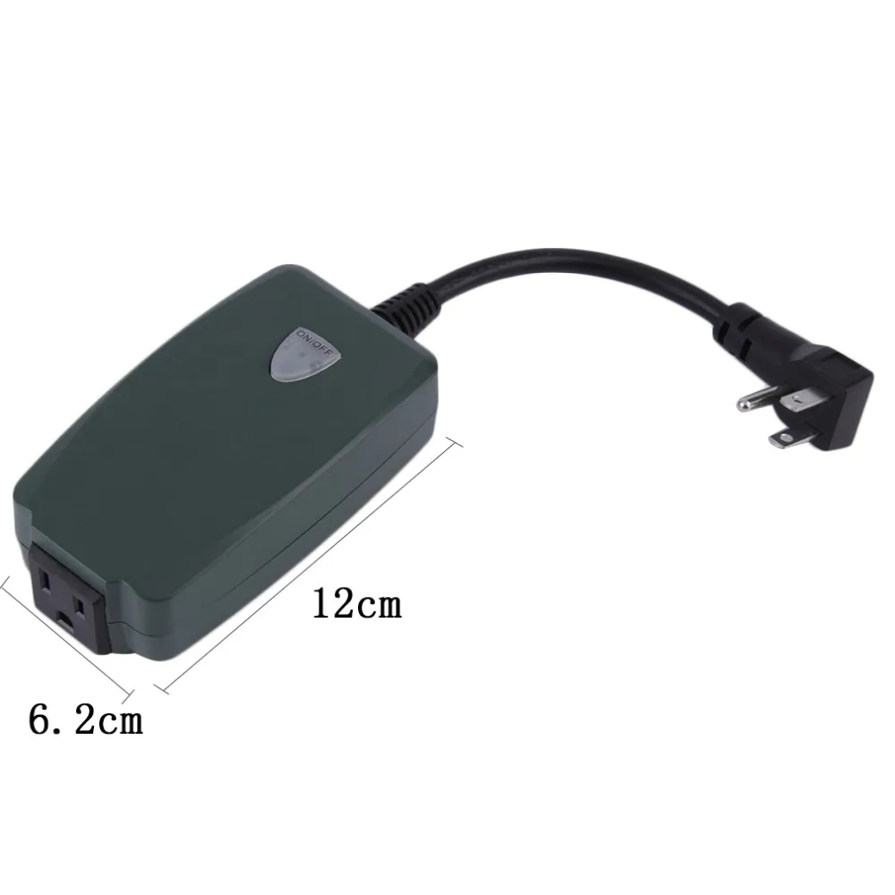 High Quality Outdoor Remote Control Outlet Wireless Light Switch Socket Us Plug Waterproof Us