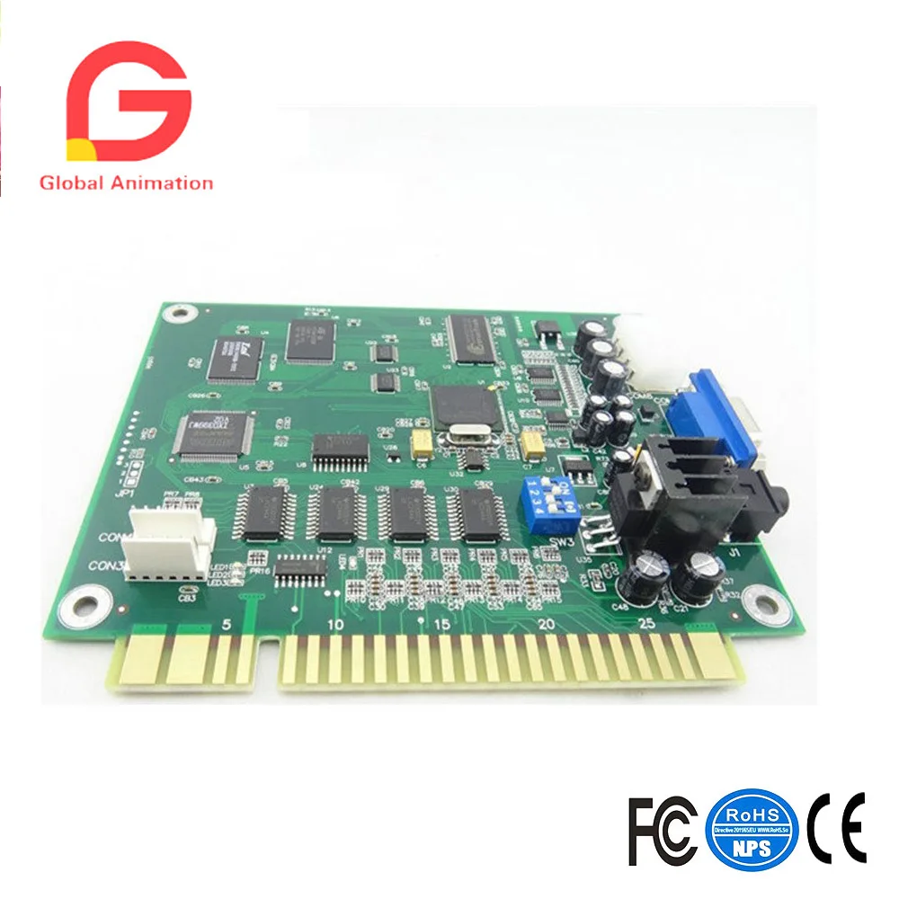 Классическая аркадная видеоигра 60 в 1 PCB модульная доска JAMMA для выход CGA VGA