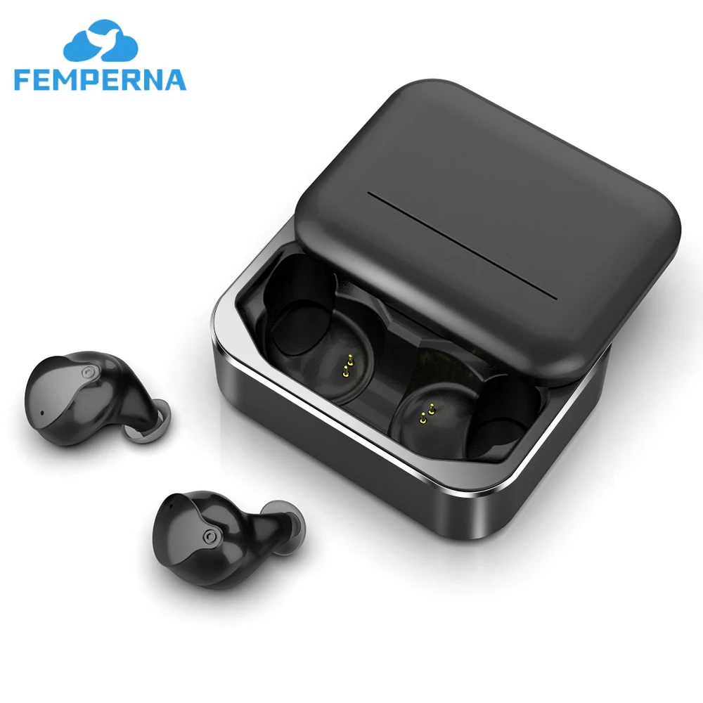 

Femperna Bluetooth 5.0 3D stereo Wireless Earphones With 3200mAh Charge Box Sports Bluetooth Headset Headphones