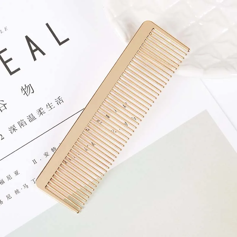 Rose Gold Comb Современные металлические лотки для хранения, золотой, серебряный лоток для эллипса, ювелирные изделия из нержавеющей стали, лоток для десерта, тарелка, декоративные изделия - Цвет: Rose Gold Comb
