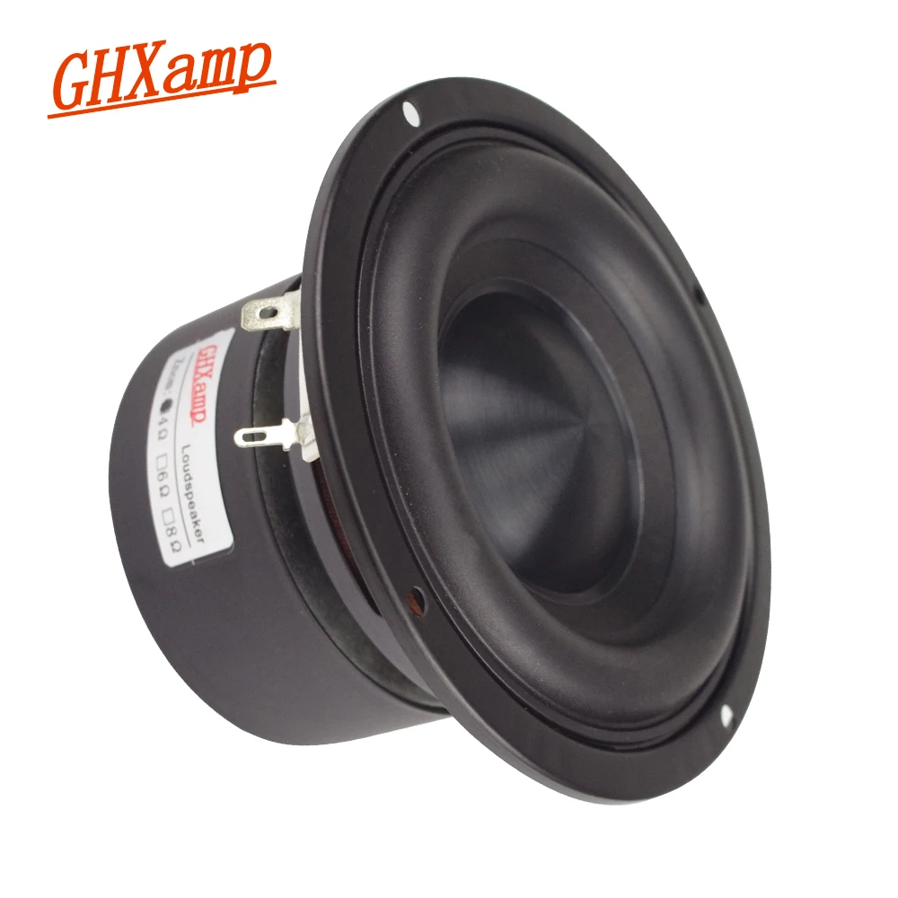 4 Inch Subwoofer Hifi Speaker Black Diamond Alumina Ceramic Cap Woofer Military Magnetic Bass Soundbox 20W-50W 4 ohm 1PC 4 Inch Subwoofer Hifi Speaker Black Diamond Alumina Ceramic Cap Woofer Military Magnetic Bass Soundbox 20W-50W 4 ohm 1PC