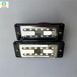 Humbucker Пикап мост и Средства ухода за кожей Шеи комплект для электрический бас Гитары серебро