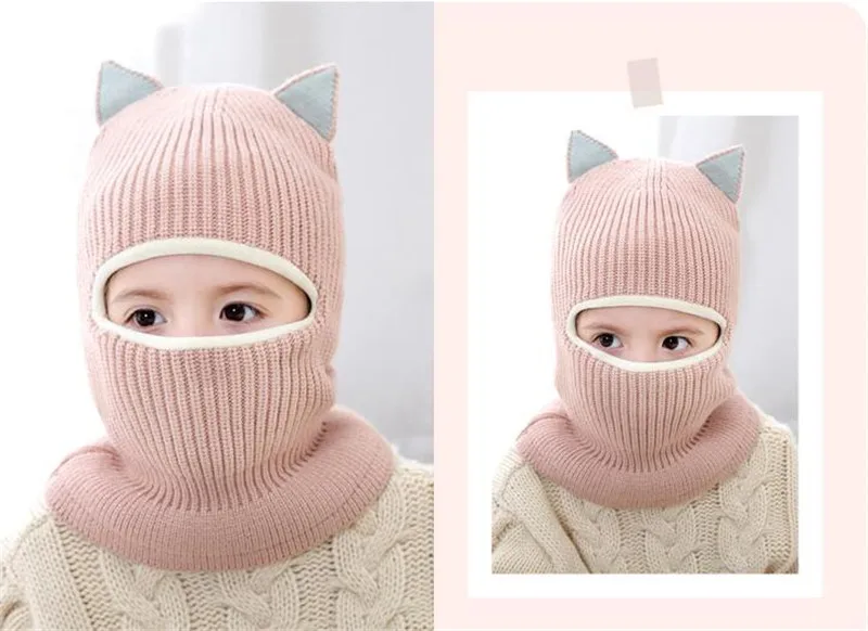 kids hat with scarf (4)