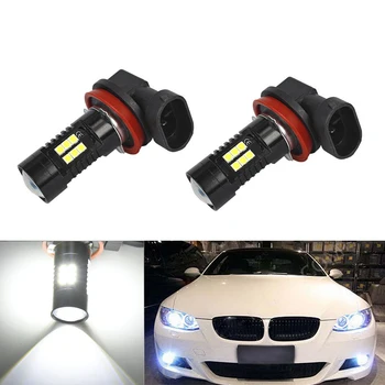 

2X 9006 HB4 LED 3030 Bulbs Reflector Mirror Design For Fog Lights For BMW E63 E64 E46 330ci
