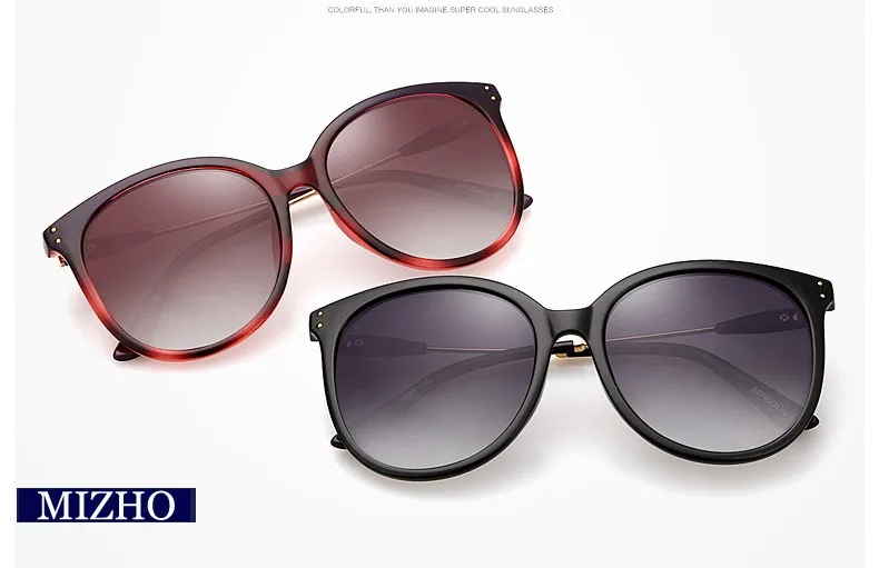 MIZHO, антибликовые очки, маленькие солнцезащитные очки для женщин, поляризационные, Ретро стиль, 22 г, светильник, вес, солнцезащитные очки, бренд, дизайн