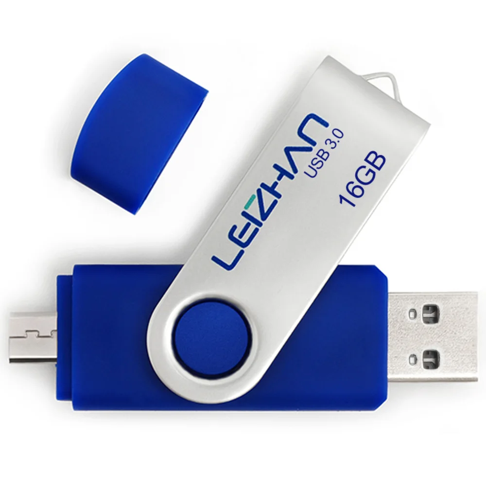 

LEIZHAN USB3.0 Flash drive 32GB 64GB colorful Pen drive 8GB 16GB fast speed metal U disk for Android phone/PC free shipping