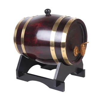 

3L Oak Barrels Brewing Decorative Barrel Keg Bucket Brewage Hotel Restaurant Exhibition Display Wooden Wine Barre Bar