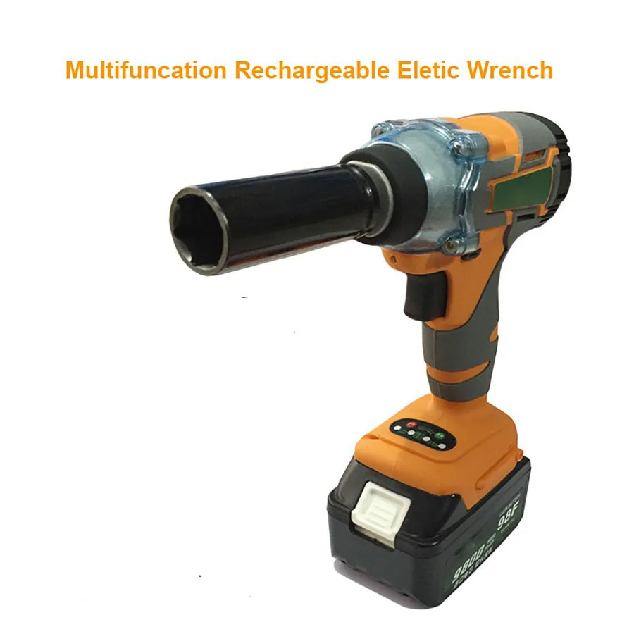 Brushless Cordless Rechargeable  Lithium Battery Car Electric Wrench-008