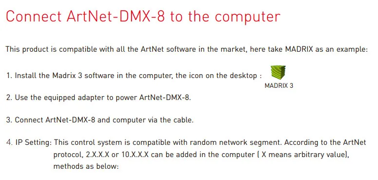 ArtNet-DMX-8 светодиодный контроллер; преобразователь сигналов Artnet в DMX512; 512 канальный вход 8 портов выход Artnet-DMX Система управления