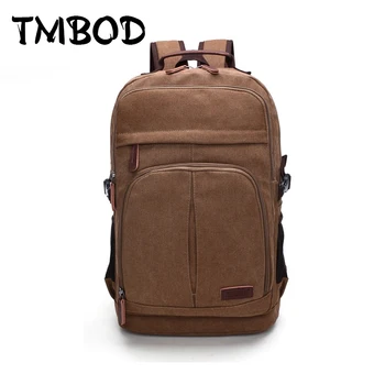 

Hot 2019 Men Canvas Mountaineer Backpack Travel Bag High Capacity Multifunctional Casual Backpacks Women Shoulder Bags an1111