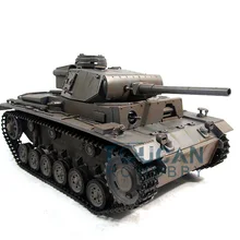 Металл Mato 1/16 Panzer III rc Танк комплект модель инфракрасный откатный серый 1223 TH00664