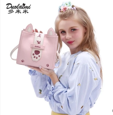 

Princess sweet lolita bag Autumn and winter cute kitten single shoulder bag Korean version simple handbag fashion women DML065