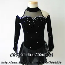 Лидер продаж лед фигурное катание платье для Для женщин красивый бренд Vogue фигурное катание платье для конкурса dr2787