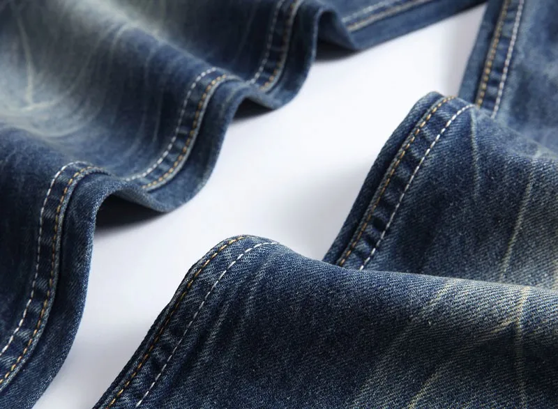 Новые Брендовые мужские джинсы известные синие мужские джинсовые брюки мужские джинсы прямого покроя подходят мужские джинсы, синие джинсы, H9003