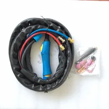 Аргоновая дуговая сварка с водяным охлаждением Tig факел 8 м синяя ручка WP-18 WP18 вода и Электрический весь