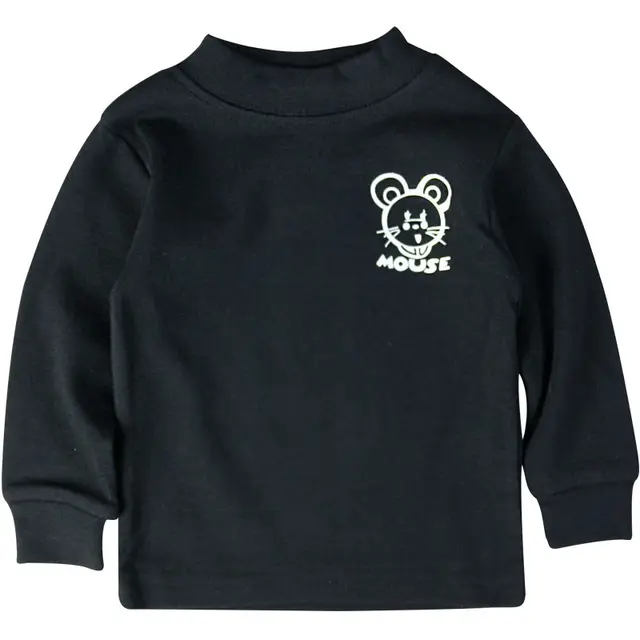 Baby Boys Knitted Cotton T shirts Full Sleeve kids Spring Autumn Black