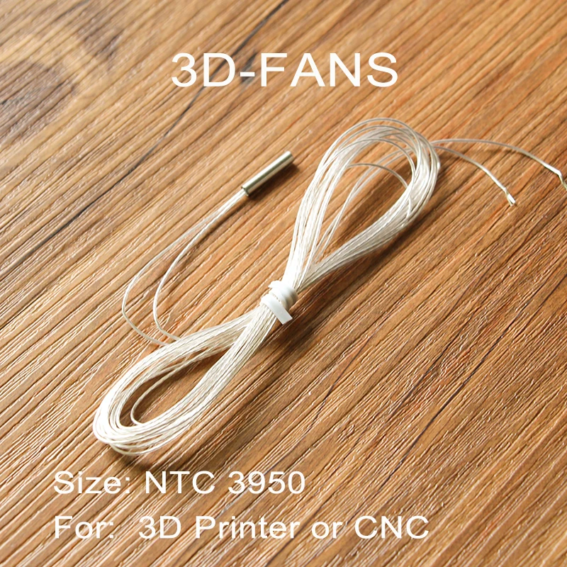 Запчасти для 3D принтера NTC 100K 3950 термистор 3*15 датчик температуры Точность 1%